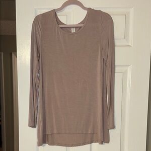 Old Navy Pink Long Sleeve Tunic Blouse